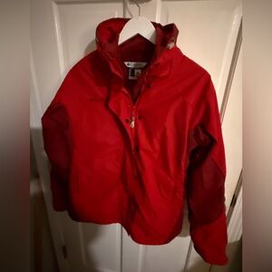 Columbia unisex Red Waterproof Hooded Jacket